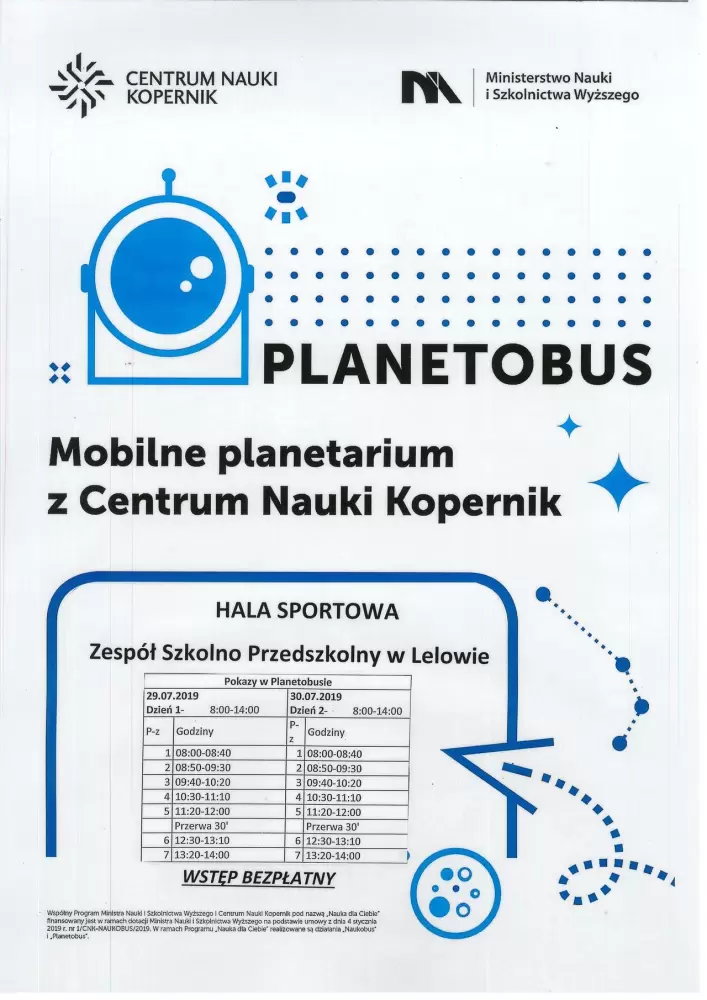 Zdjęcie: Planetobus - mobilne planetarium z Centrum Nauki ...