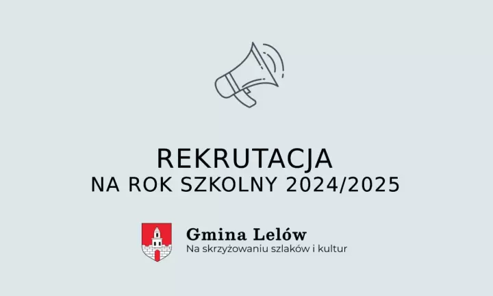 Zdjęcie: Rekrutacja na rok szkolny 2024/2025 do ...